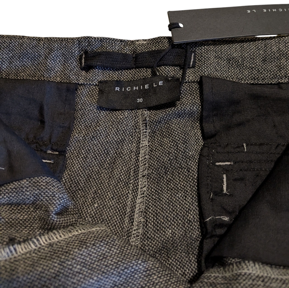 NWT Richie Le  Charcoal Cargo Tweed Pants for Men, 30 - Picture 7 of 9